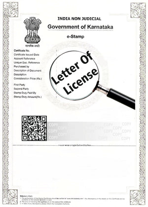 eStamp Letter of License